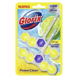 GlorixToiletblokPowerCleanCitroen2stuks