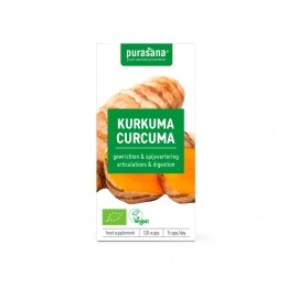 GratisVerzendingPurasanaKurkumaBio120Capsules