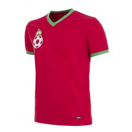 COPAMorocco1970sRetroVoetbalshirtRood