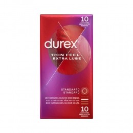 4xDurexCondoomsThinFeelmetExtraGlijmiddel10stuks