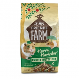 6xTinyFriendsFarmHarryHamsterFruityNuttyMix700gr