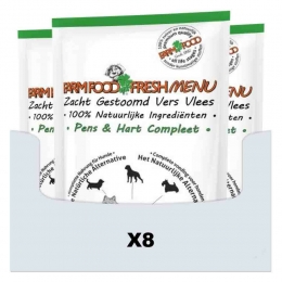 8xFarmFoodFreshMenuPensenHart125gr