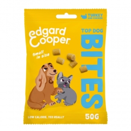 EdgardCooperAdultBiteSKalkoenKip50gr