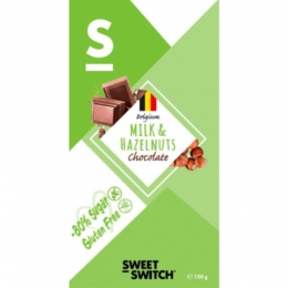 6xSweet-SwitchChocoladeMelkHazelnoot100gr