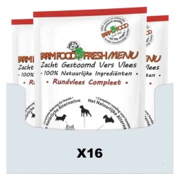 16xFarmFoodFreshMenuRundvlees125gr