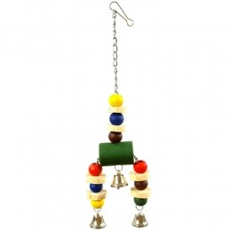 HappyPetVogelspeelgoedJinglerHout35x8x3cm