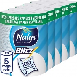 5xNalysBlitzHuishoudpapierinPapierenVerpakking