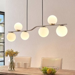 LindbyhanglampAvalynnikkelkleurigglas110cmE14