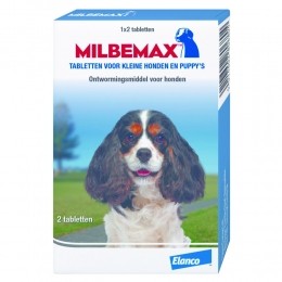 MilbemaxOntwormingTablettenHond05-10kg2tabletten