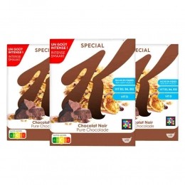 3xKelloggsSpecialKDarkChocolate300gr