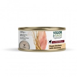 12xVigorSageHondenvoerVers-in-BlikKip-Ginseng185gr