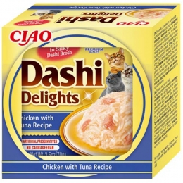 CiaoDashiDelightsKattenvoerNatChickenTuna70gr