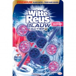WitteReusToiletblokBlauwActiefBloesem2stuks