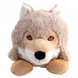 WOLTERSHondenknuffelWoodyWolfbruin-beigeMaat15cm