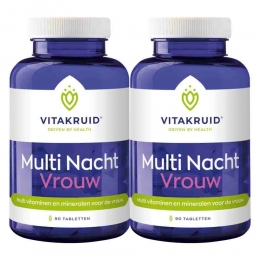 GratisVerzending2xVitakruidMultiNachtVrouw90tabletten