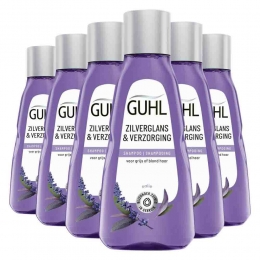 6xGuhlZilverglansVerzorgingShampooMini50ml