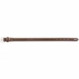 HUNTERHondenhalsbandPortodonkerbruin-cognacMaat65