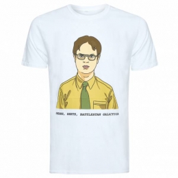 HETKANTOORDwightBearsHerenT-shirtUNMTS020WHT