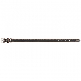 HUNTERHondenhalsbandPortozwartcognacMaat30