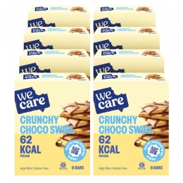 8xWeCareBarsCrunchyChocoSwirl78gr