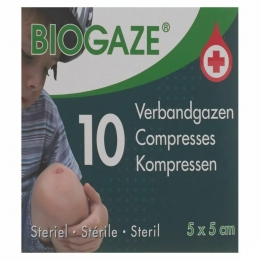 Biogaze10Verbandgazen5x5cm