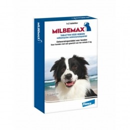 MilbemaxOntwormingTablettenHond5-75kg2tabletten