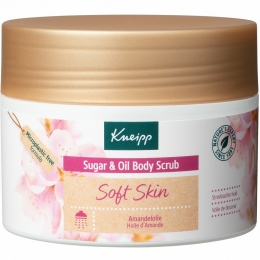 3xKneippSoftSkinSugarBodyScrubAmandel220gr