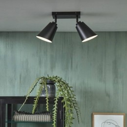 ITSABOUTROMIBremenplafondlamp2-lampszwart