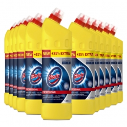 12xGlorixProfessionalToiletreinigerDikkeBleekOriginalProFormula125liter