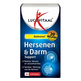 LucovitaalHersenenDarmSupportBioticomel30capsules
