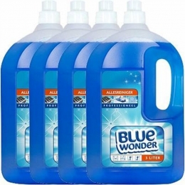4xBlueWonderProfessioneleAllesreiniger3000ml