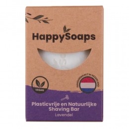 HappySoapsShavingBarLavendel70gr