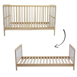 KukkaHouten70x140cm2-in-1LedikantJuniorbed