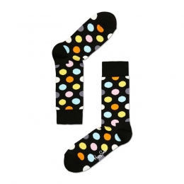 HappySocksBigDotSokken-ZwartMulti