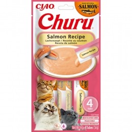 CiaoChuruPureeKattensnackSalmon4x14gr