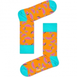HappySocksWatermelonSokkenOranje