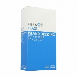 HekaplastBorderEilandpleisterSteriel10x20cm25