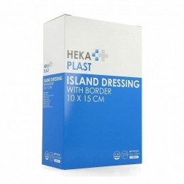 HekaplastBorderEilandpleisterSteriel10x15cm25