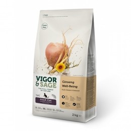 VigorSageKattenvoerWell-BeingGinseng2kg