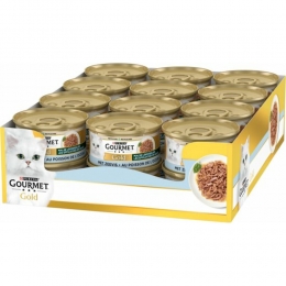 24xGourmetGoldKattenvoerNatBlikMalseLekkernijenZeevis85gr