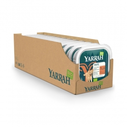 12xYarrahBioAluPatGrainfreeHondenvoerNatKipEend150gr