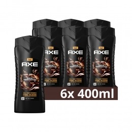 6xAxe3-in-1DouchegelXLDarkTemptation400ml