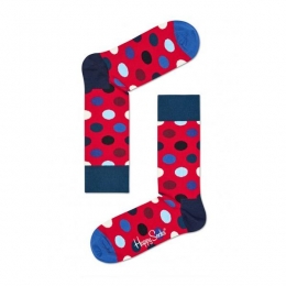 HappySocksBigDotSokkenRood