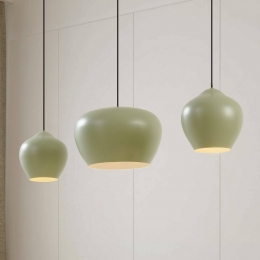LucandehanglampMalisagroen3-lampsmetaallengte90cm