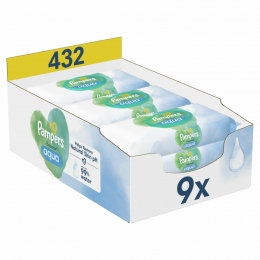 PampersBillendoekjesHarmonieAqua9x48432stuks