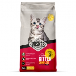 6xVoskesKattenbrokkenKittenKip2kg