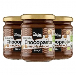 3xdeKleineKeukenChocopastaKids200gr