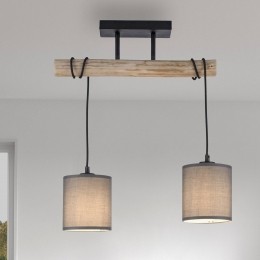 JUSTLIGHTGmbHPlafondlampGreenTribupapierenkappen2-lamps