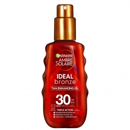 GarnierAmbreSolaireIdealBronzeBeschermendeOlieSPF30Zonnebrandspray150ml
