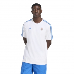adidasRealMadridTerraceIconsT-ShirtWitBlauw